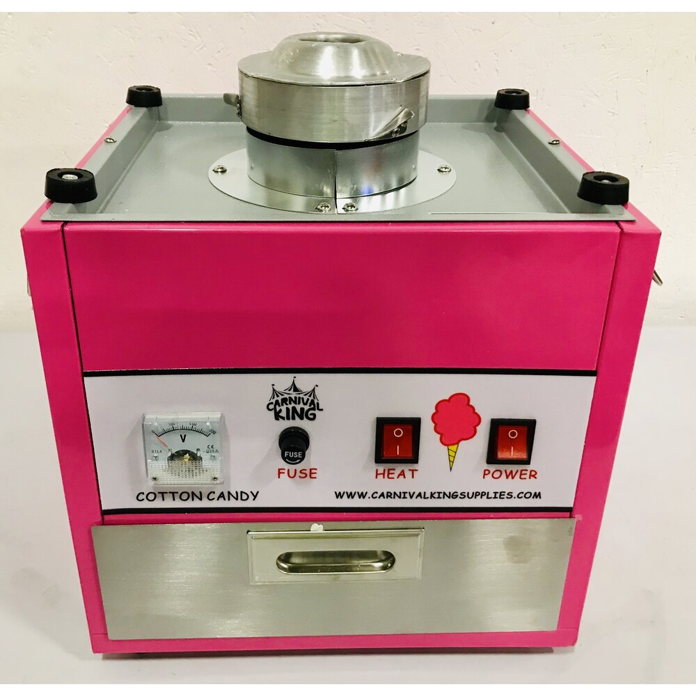 Scratch and Dent Carnival King CCM28 Cotton Candy Machine with 28" Stainless Steel Bowl 110V