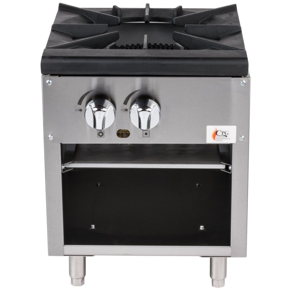 Scratch and Dent Cooking Performance Group CPGSPR18N Natural Gas Stock Pot Range 80,000 BTU