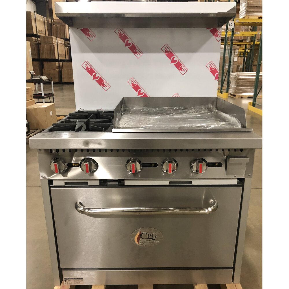 Scratch and Dent Cooking Performance Group S36G24P Liquid Propane 2