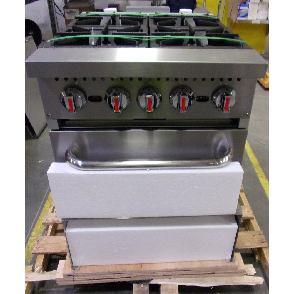 Scratch and Dent Cooking Performance Group S24N Natural Gas 4 Burner