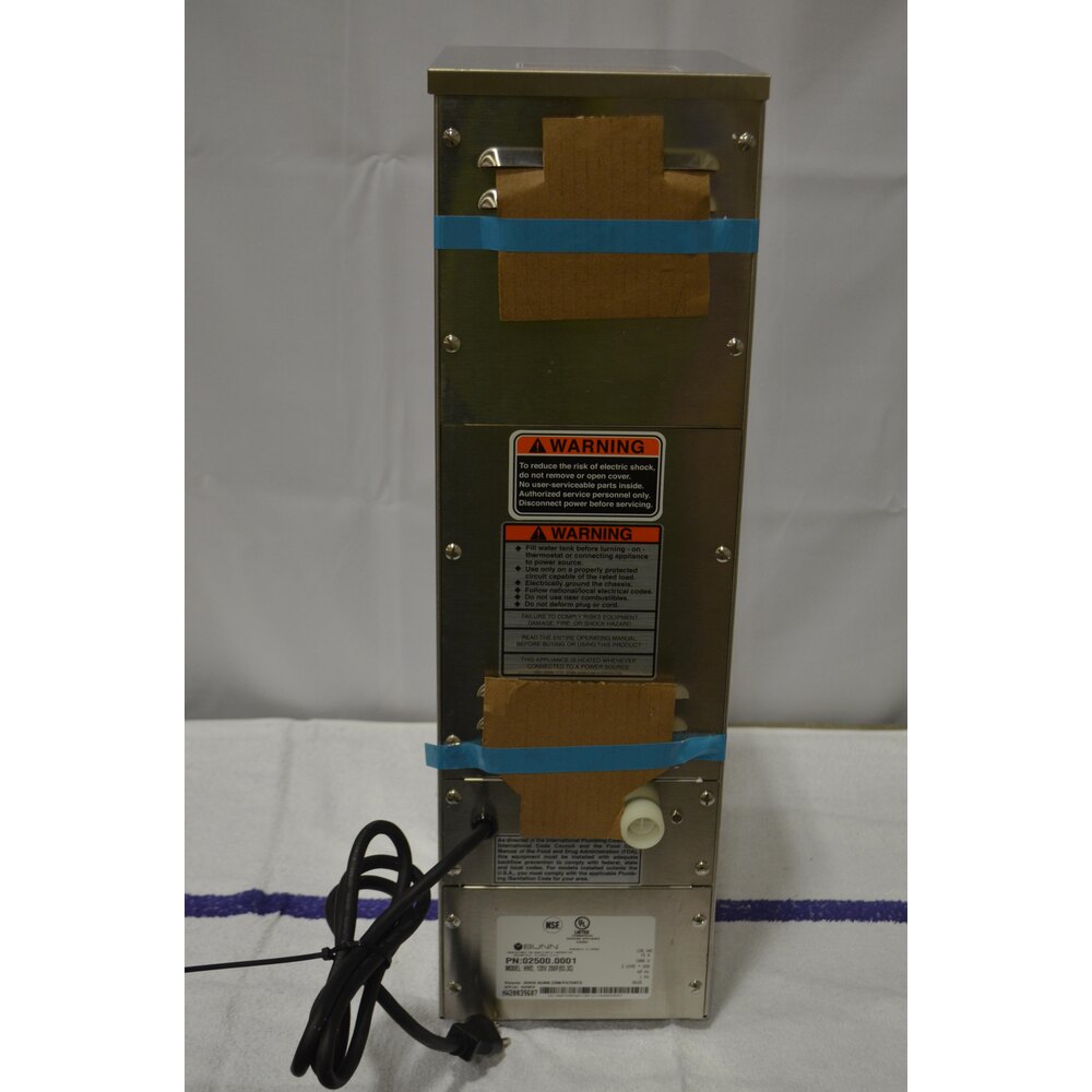 Scratch and Dent Bunn 02500.0001 HW2 2 Gallon Stainless Steel Hot Water