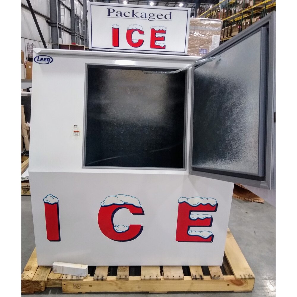 Scratch and Dent Leer 40CSL 51" Outdoor Cold Wall Ice Merchandiser with