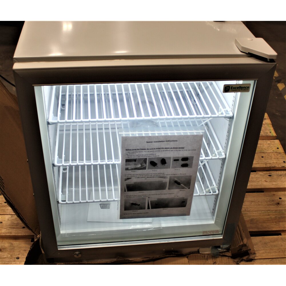 Scratch and Dent Excellence CTF3HC White Countertop Display Freezer
