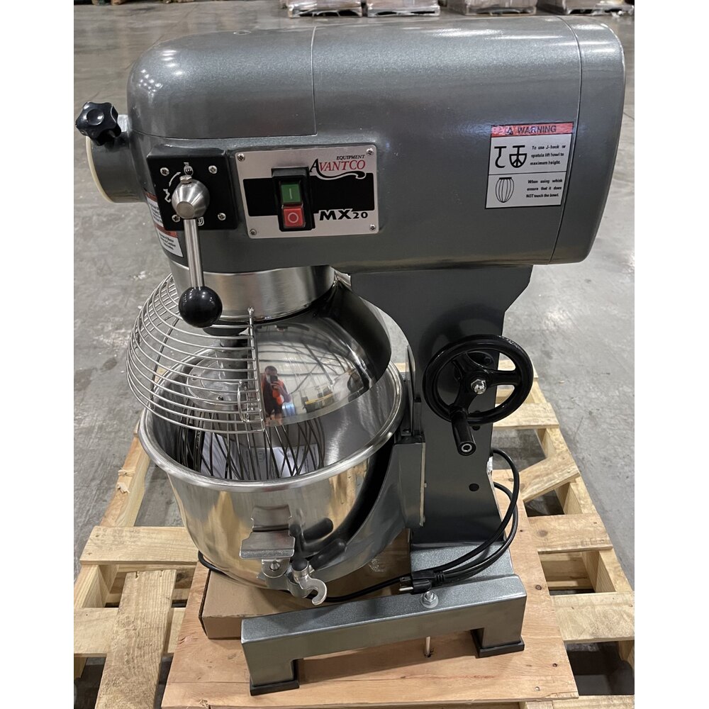 Scratch And Dent Avantco MX20 20 Qt. Planetary Stand Mixer With Guard ...