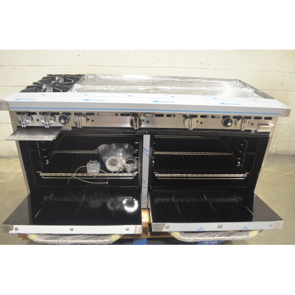 Scratch and Dent Bakers Pride Restaurant Series 60BP2BG48S26