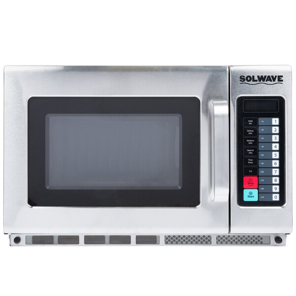 Scratch and Dent Solwave 1200W Stackable Commercial Microwave with
