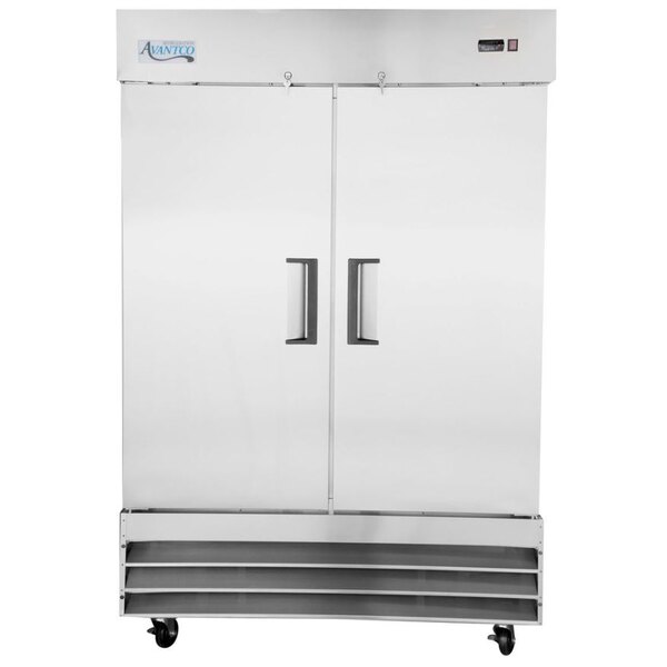 Scratch and Dent Avantco A49RHC 54" Solid Door ReachIn Refrigerator