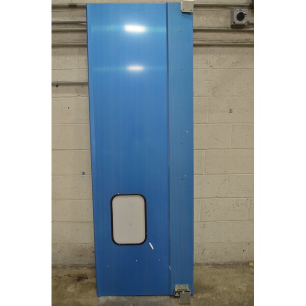 Scratch and Dent Regency Single Aluminum Swinging Traffic Door with 9