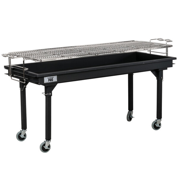 Scratch and Dent Backyard Pro CHAR60 60" HeavyDuty Steel Charcoal