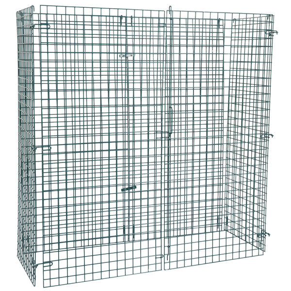 Regency NSF Green Wire Security Cage - 24" x 60" x 61" Scratch and Dent Regency NSF Green Wire Security Cage - 24" x 60" x 61" Main Image 1