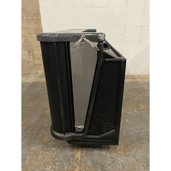 Scratch and Dent Cambro BAR730DS770 Designer Series Chicago Cambar® 78" Portable Bar with 7 Bottle Speed Rail