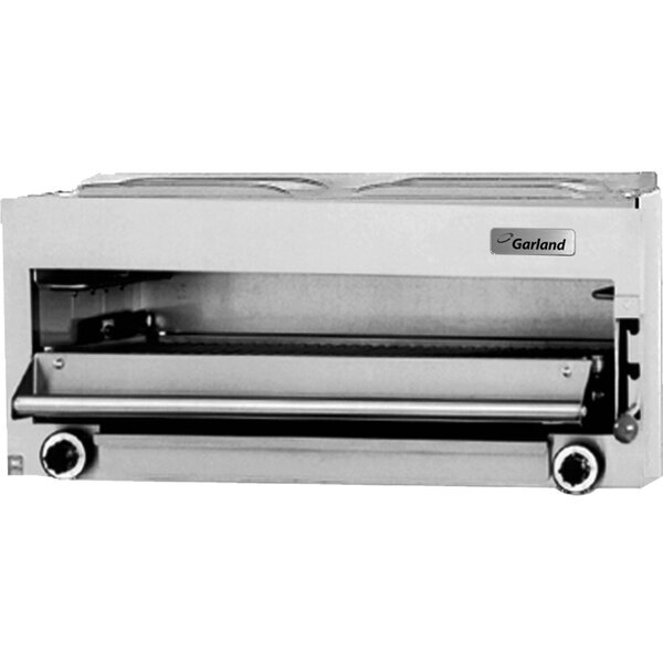 Scratch and Dent Garland MIR-34C Master Series Liquid Propane 34" Countertop Infra-Red Salamander - 40,000 BTU