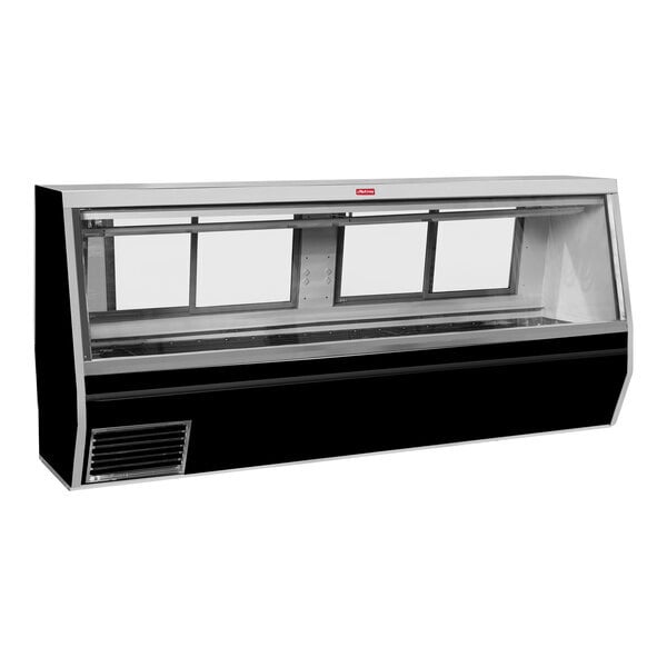 Scratch and Dent Howard McCray SC-CMS34N-6-BE-LED 34N Series 72" Black Double-Duty Refrigerated Red Meat Case - 115V