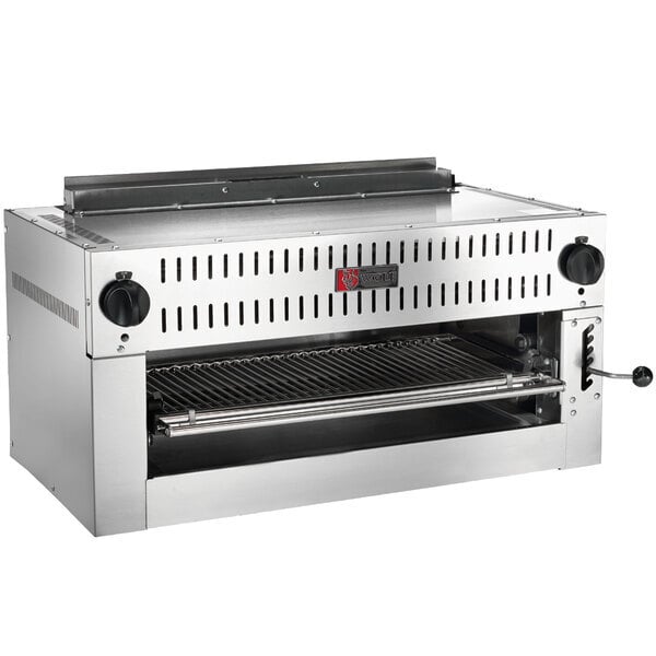 Scratch and Dent Wolf by Vulcan C36RB-N Natural Gas 36" Radiant Salamander Broiler - 50,000 BTU