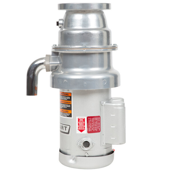 Scratch and Dent Hobart FD4/75-3 Commercial Garbage Disposer with Short Upper Housing - 3/4 hp, 120/208-240V