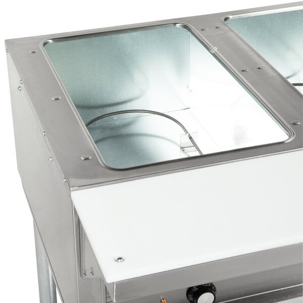 Scratch and Dent Eagle Group DHT3 Open Well Three Pan Electric Hot Food Table - 240V