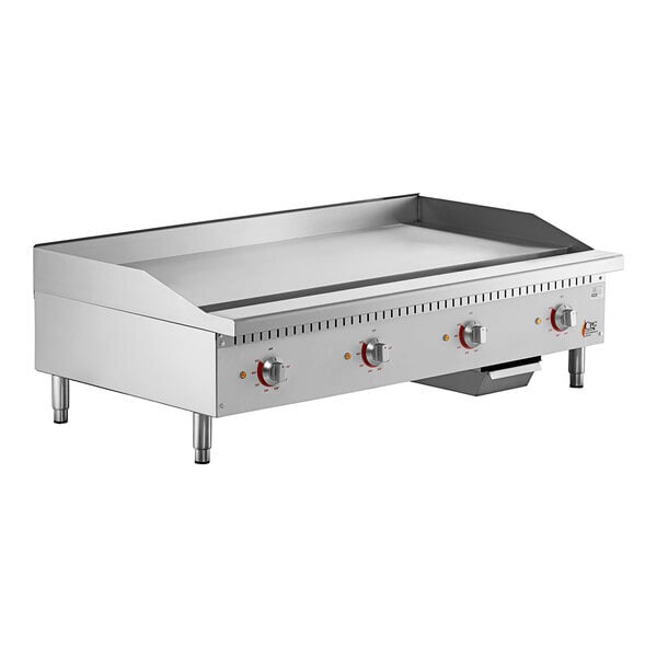 Scratch and Dent Cooking Performance Group G-CPG-48-M 48" Electric Countertop Griddle - 12,000W / 16,000W, 208 / 240V