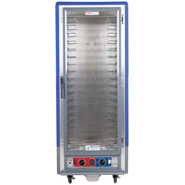 Scratch and Dent Metro C539-CFC-U-BU C5 3 Series Heated Holding and Proofing Cabinet with Clear Door - Blue