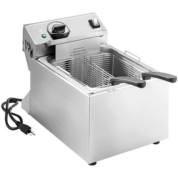 Scratch and Dent Vollrath CF-1800 10 lb. Commercial Countertop Deep Fryer - 120V