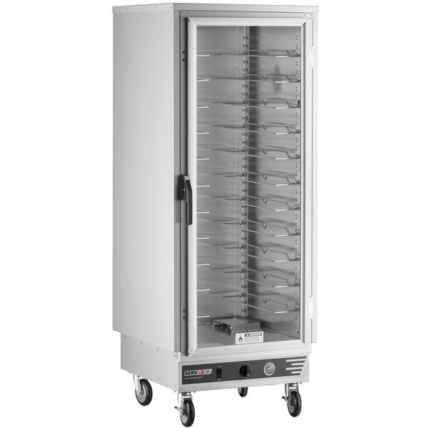 Scratch and Dent ServIt CH1UFICF Full Size Insulated Holding Cabinet with Clear Door - 120V, 2000W