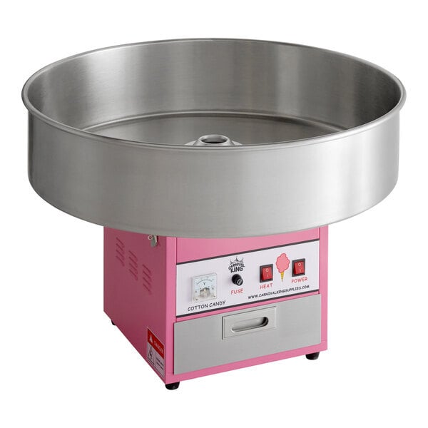 Scratch and Dent Carnival King CCM28 Cotton Candy Machine with 28" Stainless Steel Bowl - 110V