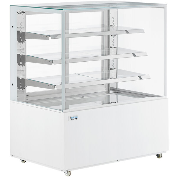 Scratch and Dent Avantco BCD-48-SW 48" White Square Dry Bakery Display Case