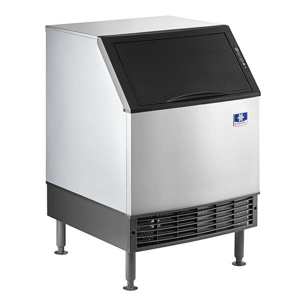 Scratch and Dent Manitowoc UYF-0140A NEO 26" Air Cooled Undercounter Half Dice Cube Ice Machine with 90 lb. Bin - 115V, 137 lb.