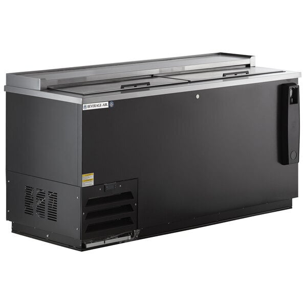 Scratch and Dent Beverage-Air DW64HC-B-29 65" Black Frosty Brew Deep Well Bottle Cooler