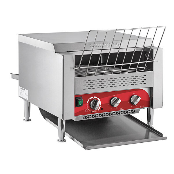 Scratch and Dent Avantco T3600D Commercial 14 1/2" Wide Conveyor Toaster with 3" Opening - 240V, 3600W, 1200 Slices per Hour