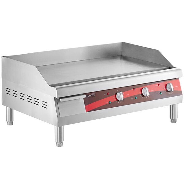 Scratch and Dent Avantco EG30N 30" Electric Countertop Griddle - 208/240V, 3375W-4500W