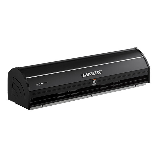 Scratch and Dent Boltic 36" Black Aluminum Air Curtain with Remote Magnetic Door Switch