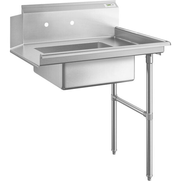 Scratch and Dent Regency 16 Gauge 3' Soiled / Dirty Dish Table - Right Drainboard