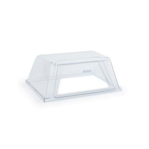 Scratch and Dent Nemco 8045WGD Polycarbonate Self Serve Sneeze Guard for 8045W Series Roller Grills