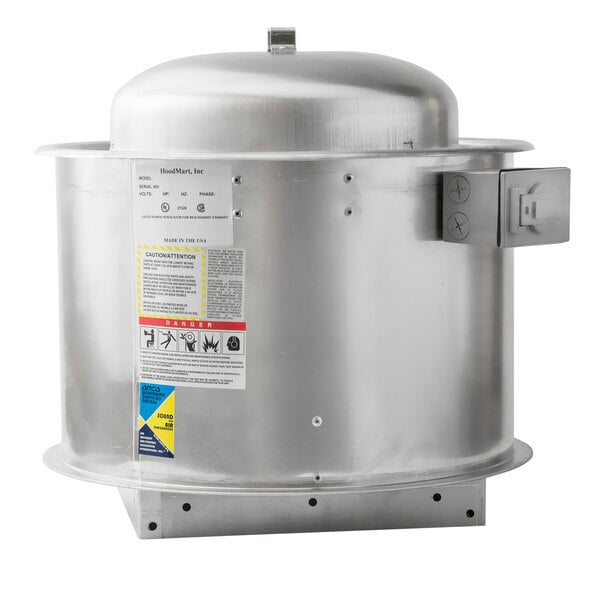 Scratch and Dent Halifax LPSHO1048 Package Type 1 Low Ceiling Sloped Front Commercial Kitchen Hood System with PSP Makeup Air - 10' x 48"