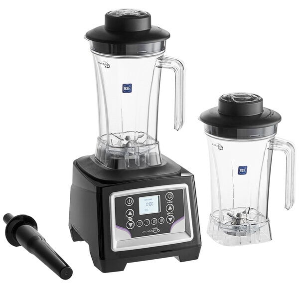 Scratch and Dent AvaMix BX2100P2J 3 1/2 hp Commercial Blender with 8-Speed Programmable Touchpad Control, Timer and 2 64 oz. Tritan™ Plastic Jars - 120V
