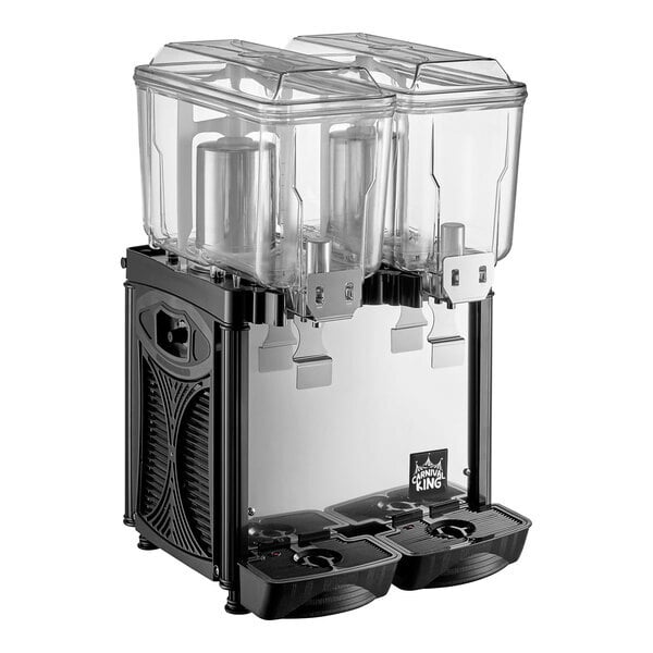 Scratch and Dent Carnival King RBD3G2 Double 3 Gallon Bowl Refrigerated Beverage Dispenser - 120V