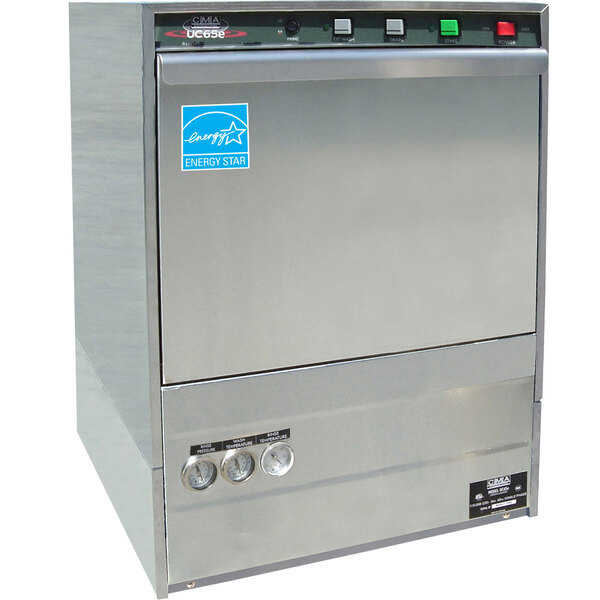Scratch and Dent CMA Dishmachines UC65E High Temperature Undercounter Dishwasher - 208/230V