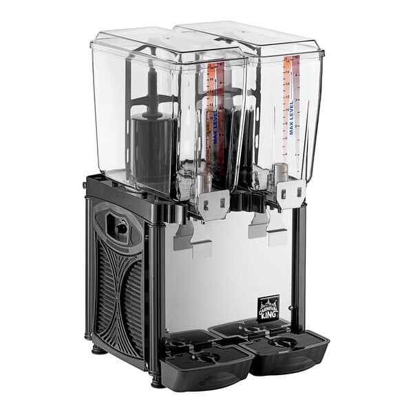 Scratch and Dent Carnival King RBD5G2 Double 5 Gallon Bowl Refrigerated Beverage Dispenser - 120V