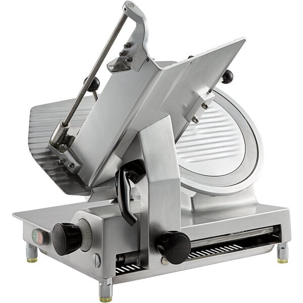 Scratch and Dent Avantco SL713MAN 13" Medium-Duty Manual Gravity Feed Meat Slicer - 3/4 hp