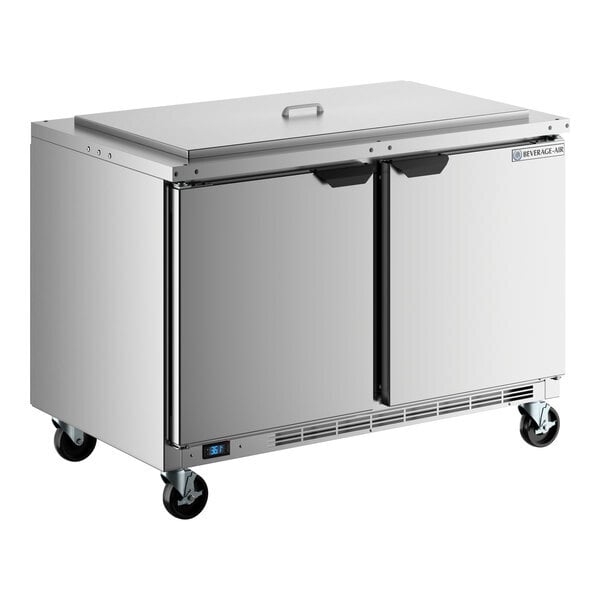 Scratch and Dent Beverage-Air SPE48HC-S 48" Stainless Steel Refrigerated Salad Bar / Cold Food Table