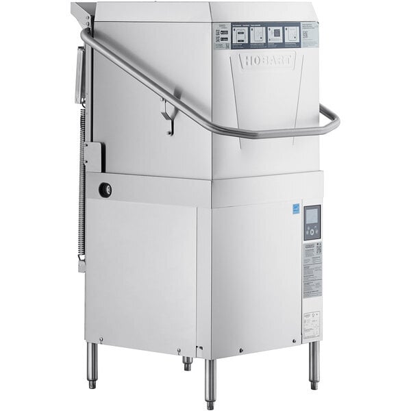 Scratch and Dent Hobart AM16-BAS-2 High Temperature Door-Style Base Electric Dishwasher with Booster Heater - 208-240V, 3 Phase