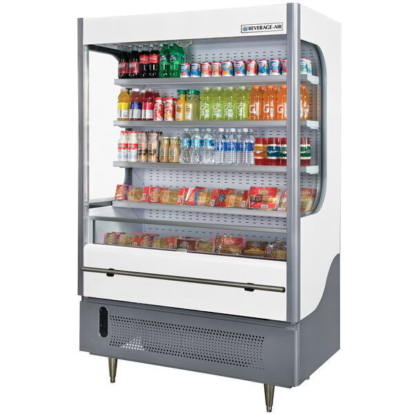 Scratch and Dent Beverage-Air VMHC-18-1-W VueMax 52" White Air Curtain Merchandiser