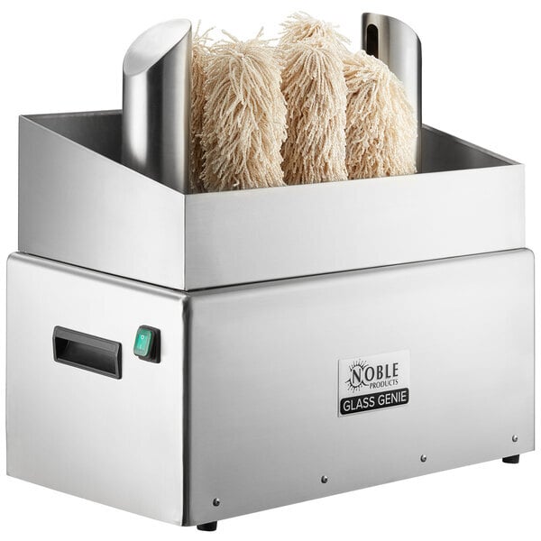 Scratch and Dent Noble Products GP1600 Glass Genie Commercial Eight Brush Electric Glass Polisher - 120V, 1600W
