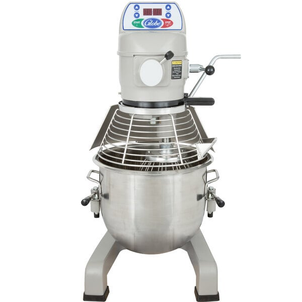 Scratch and Dent Globe SP20 20 Qt. Planetary Stand Mixer with Guard & Standard Accessories - 120V, 1/2 hp