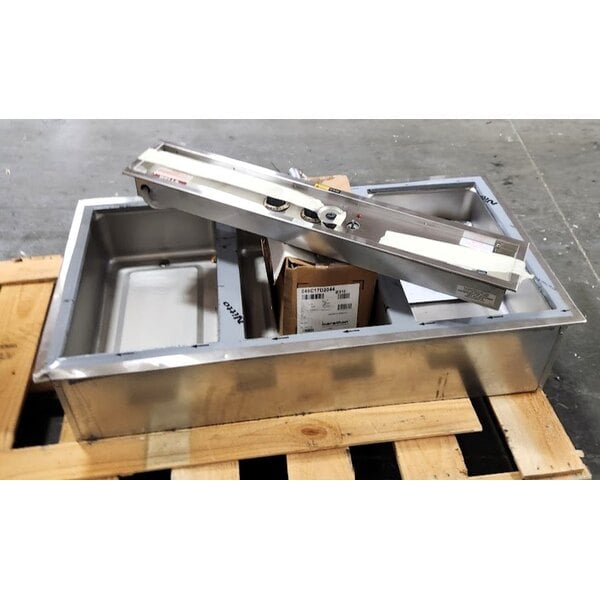 Scratch and Dent Wells 5P-MOD300TDMAF 3 Pan Drop-In Hot Food Well with Drain Manifolds and Autofill - Thermostatic Control