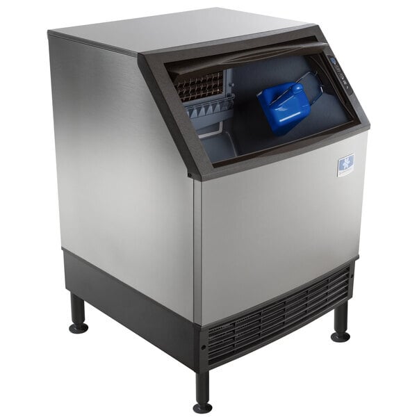 Scratch and Dent Manitowoc UDF0240A NEO 26" Air Cooled Undercounter Dice Cube Ice Machine with 90 lb. Bin - 115V, 220 lb.