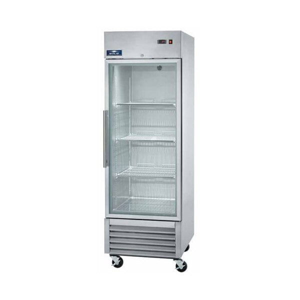 Scratch and Dent Arctic Air AGR23 27" One Section Glass Door Reach-In Refrigerator - 23 cu. ft.