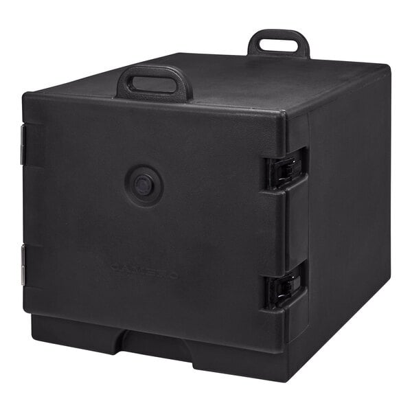 Scratch and Dent Cambro 1826MTC110 Camcarrier Black Front Loading Insulated Tray / Sheet Pan Carrier for Full Size Pans