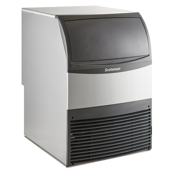 Scratch and Dent Scotsman UN324A-1 24" Air Cooled Undercounter Nugget Ice Machine with Floor Mount Kit - 340 lb.