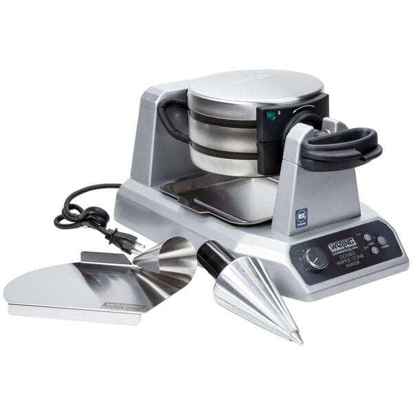 Scratch and Dent Waring WWCM200 Double Waffle Cone Maker - 120V